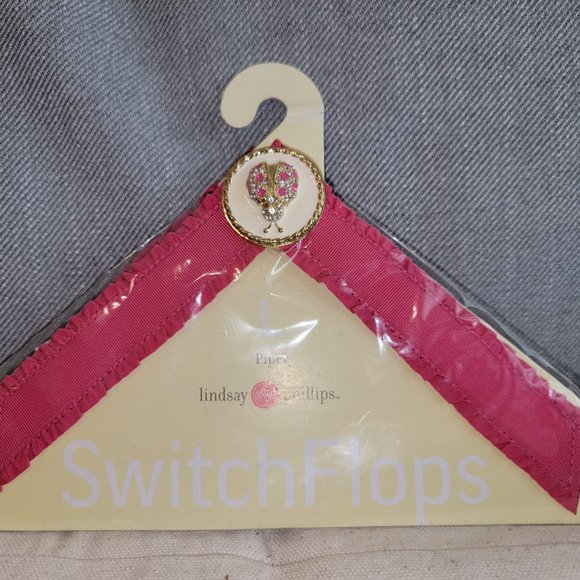 Lindsay Phillips Switch-Flops Straps, Size L, Lot of 3 (Pink, black/white) - Picture 5 of 5